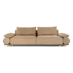 Romanian Beech Wood Sofa with Turkish Velvet Upholstery