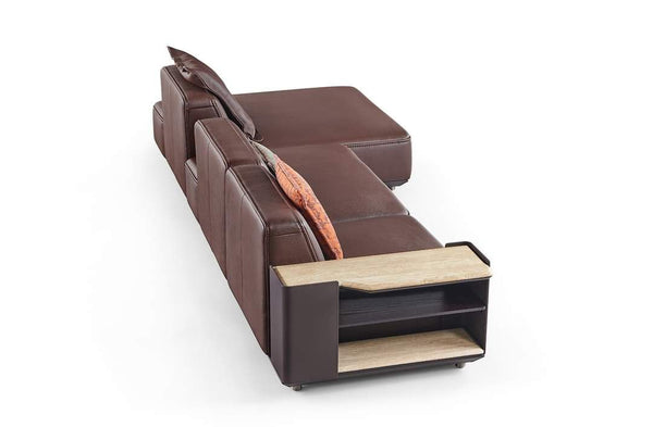 L-Shaped Sofa with Romanian Beech Wood and Premium Turkish Velvet Upholstery